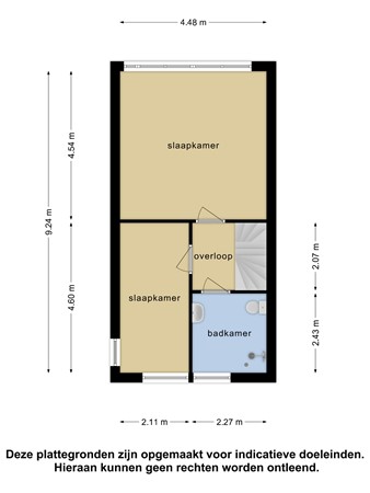 Floorplan - Roerdomplaan 24, 8301 XA Emmeloord
